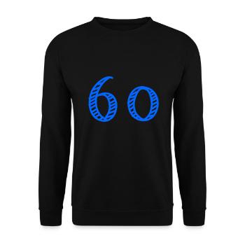 ANNIVERSARY. HAPPY BIRTHDAY. HAPPY BIRTHDAY - Unisex Sweatshirt - black - Front - Alina (178cm) & Michal (187cm)