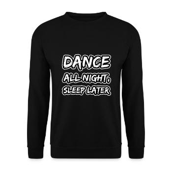 Dance - Unisex Sweatshirt - black - Front - Alina (178cm) & Michal (187cm)