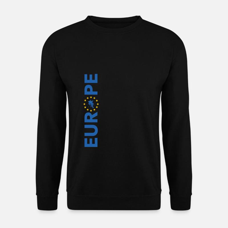 Europe EU Europäische Union Sterne - Unisex Pullover - Schwarz