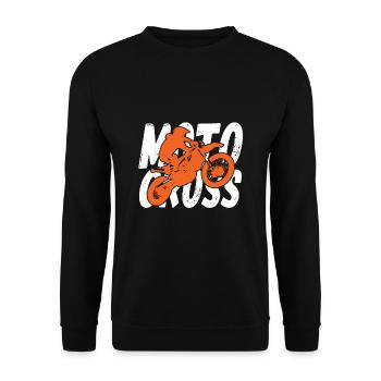 Motocross dirtbike pour garçons enfants - Sweat-shirt Unisexe - noir - Devant - Alina (178cm) & Michal (187cm)