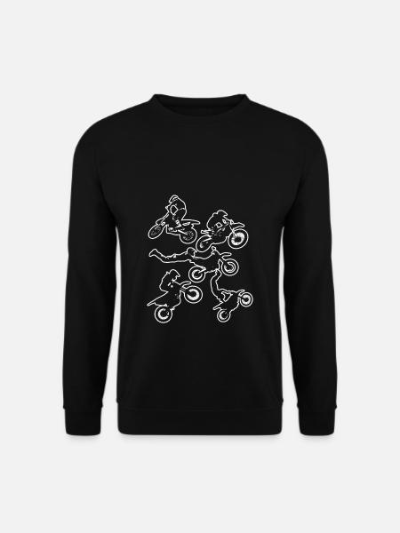 Motocross Dirt Bike Enduro Off Road - Unisex Sweatshirt - black