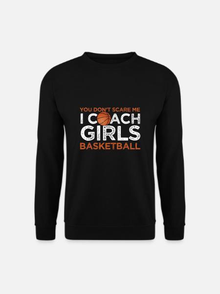 Tu ne me fais pas peur, je m'entraîne au basketball féminin - Sweat-shirt Unisexe - noir