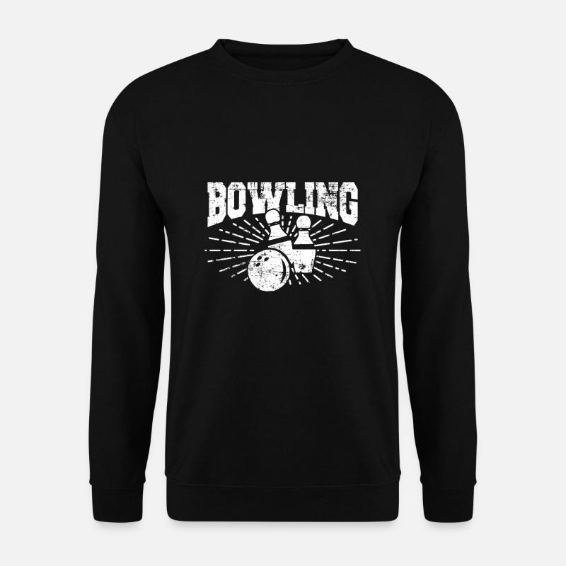 Bowling bowling ball bowling bowling - Unisex Sweatshirt - black