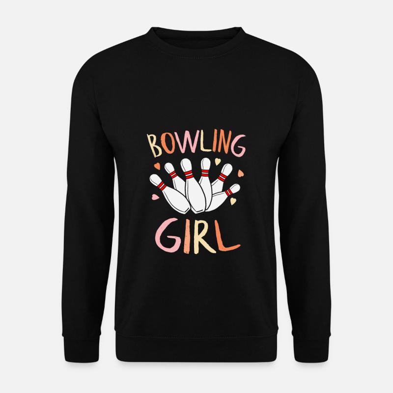 Bowling Girl - Unisex Pullover - Schwarz