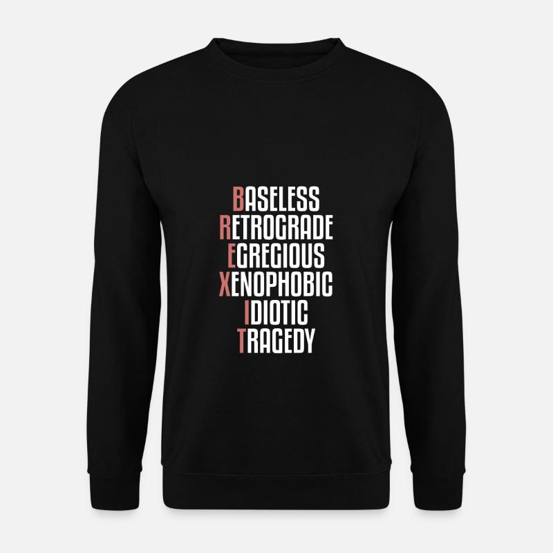 Brexit, British Exit, EU exit, referendum - Unisex Sweatshirt - black
