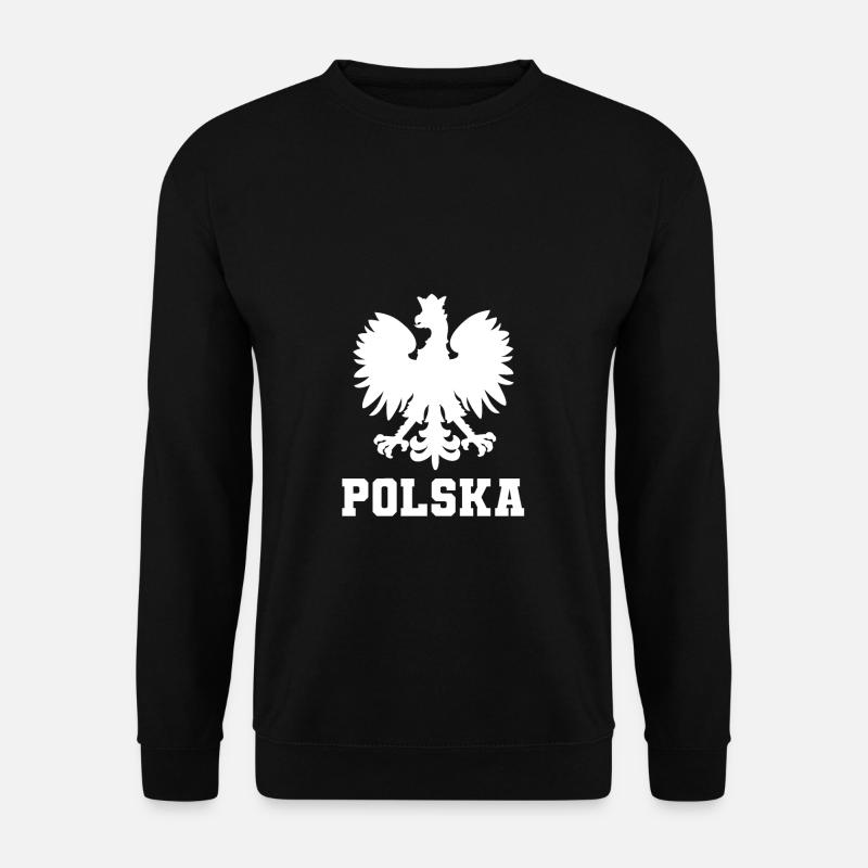 Polska Eagle | Poland, Polish, patriotism - Unisex Sweatshirt - black