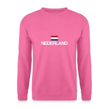 Nederland | Pays-Bas, Hollande, Néerlandais - Sweat-shirt Unisexe - rose - Devant