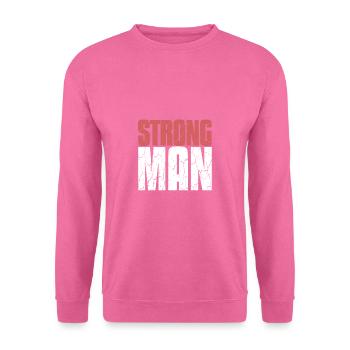 Strongman Strong Man Bodybuilding Power Lifting - Unisex Sweatshirt - pink - Front