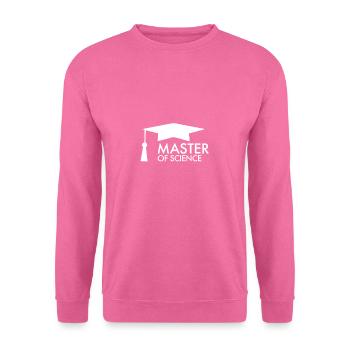 Master of Science | University College Student - Unisex Sweatshirt - pink - Front