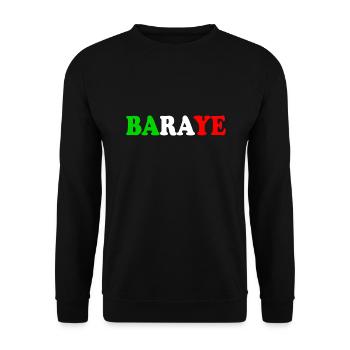 Baraye - Unisex Pullover - Schwarz - Vorne - Alina (178cm) & Michal (187cm)