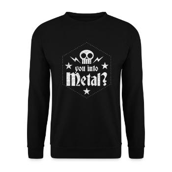 Musique Metal - Sweat-shirt Unisexe - noir - Devant - Alina (178cm) & Michal (187cm)
