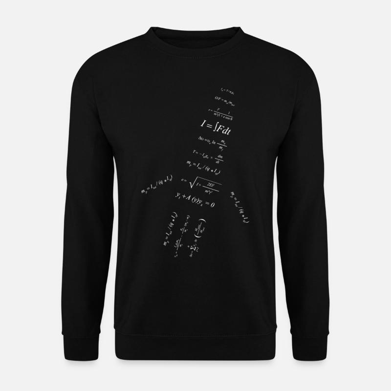 Mathe Formel Rakete - Unisex Pullover - Schwarz