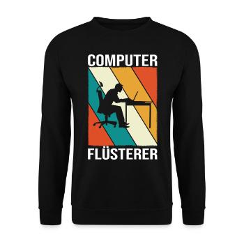 Programmierer Informatiker Informatik - Unisex Pullover - Schwarz - Vorne - Alina (178cm) & Michal (187cm)