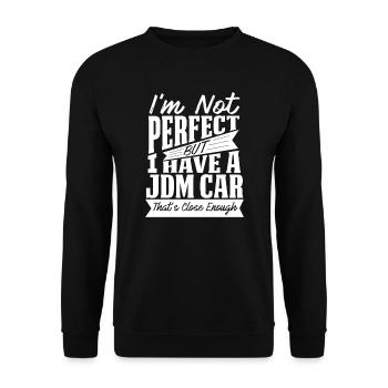 PARFAIT AVEC JDM - Sweat-shirt Unisexe - noir - Devant - Alina (178cm) & Michal (187cm)
