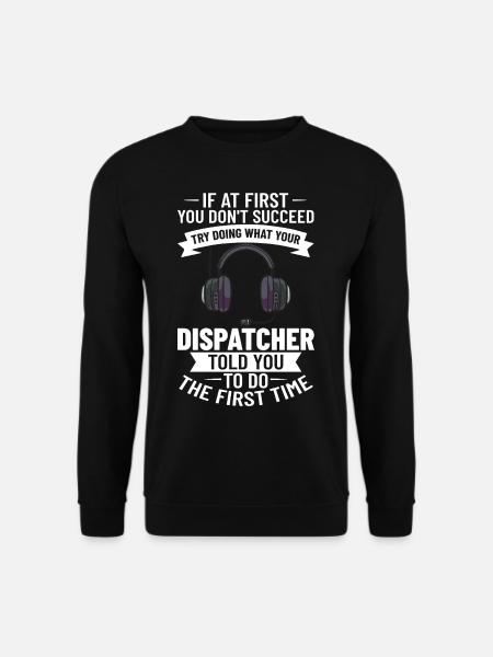 Dispatcher Notruf Einsatzleitstelle Leitstelle - Unisex Pullover - Schwarz