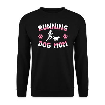 Course de canicross avec chien Canicross Runner - Sweat-shirt Unisexe - noir - Devant - Alina (178cm) & Michal (187cm)