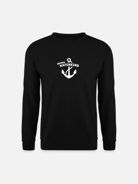 Bremer Hafenkind - Unisex Pullover - Schwarz