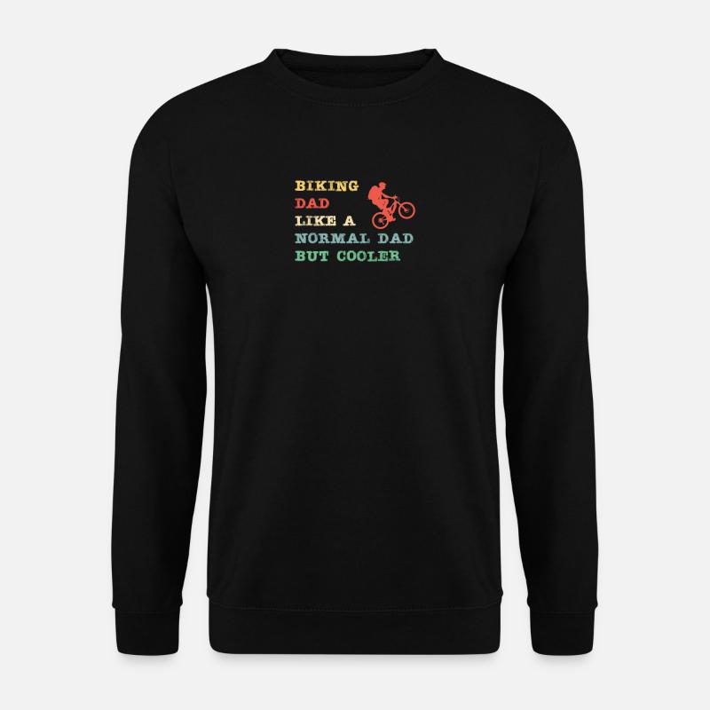 bikingdadretro - Unisex Sweatshirt - black