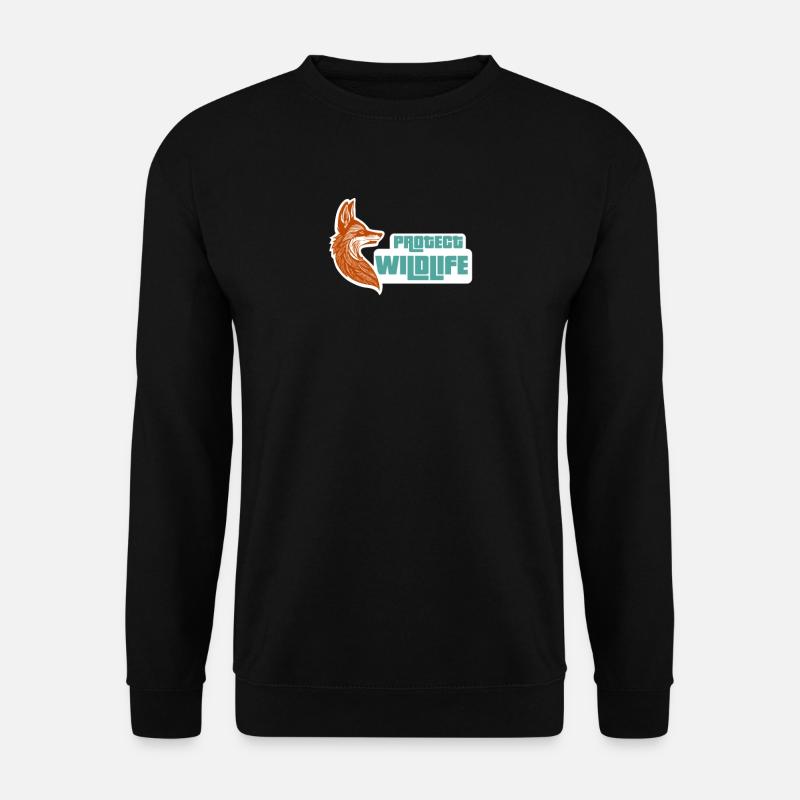 Protect wildlife - Unisex Pullover - Schwarz