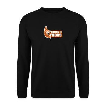Nature in focus - Unisex Pullover - Schwarz - Vorne - Alina (178cm) & Michal (187cm)