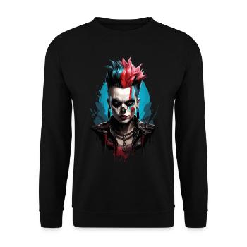 Apocalypse Chic: Gamer Girl Edition - Unisex Sweatshirt - black - Front - Alina (178cm) & Michal (187cm)