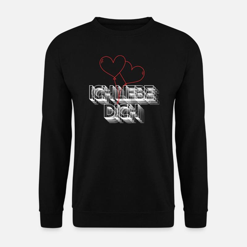 I love you - Unisex Sweatshirt - black
