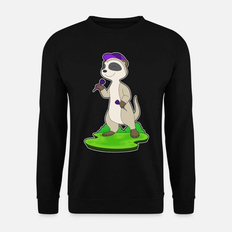 Fléchette suricate - Sweat-shirt Unisexe - noir