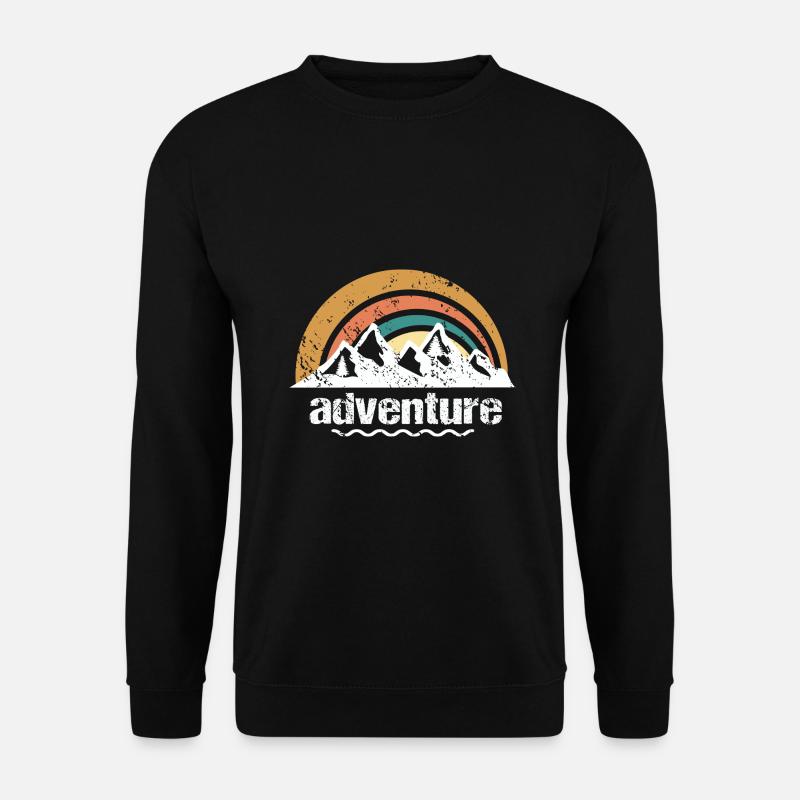 adventure - Unisex Pullover - Schwarz