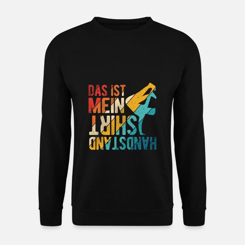Das Ist Mein Handstand Shirt - Geschenk für Turner - Unisex Pullover - Schwarz