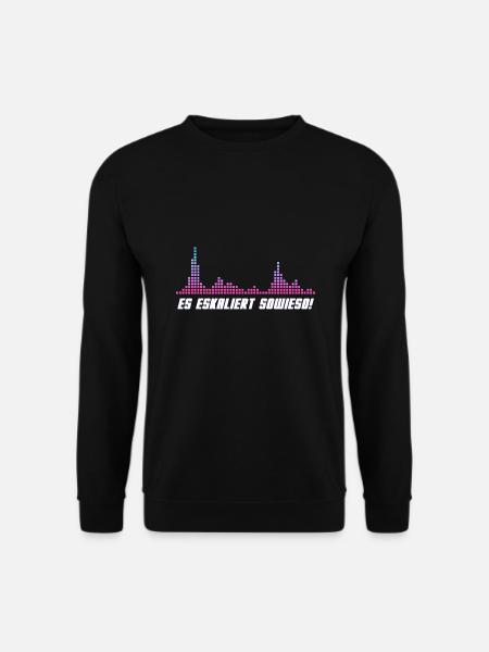 Musik Party Rave DJ Geschenkidee - Unisex Pullover - Schwarz