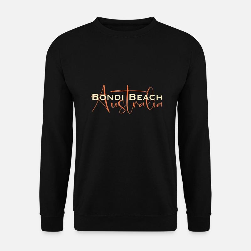 Bondi Beach Australia vintage style - Unisex Pullover - Schwarz