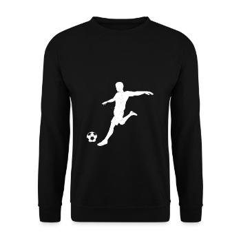 Scooter Fahrer Silhouette Tretroller Scooter Stunt - Unisex Pullover - Schwarz - Vorne - Alina (178cm) & Michal (187cm)
