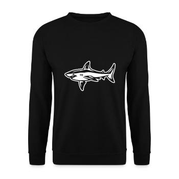 Hai - Unisex Pullover - Schwarz - Vorne - Alina (178cm) & Michal (187cm)