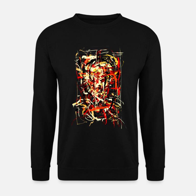 Flammender Teufel - Unisex Pullover - Schwarz