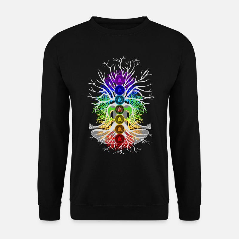 Chakra Harmonie - Unisex Pullover - Schwarz