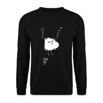 Woolly Beastie fully fed © Chyropterum Innoxius - Unisex Sweatshirt - black - Front - Alina (178cm) & Michal (187cm)