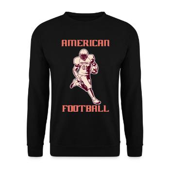 Football américain - Sweat-shirt Unisexe - noir - Devant - Alina (178cm) & Michal (187cm)