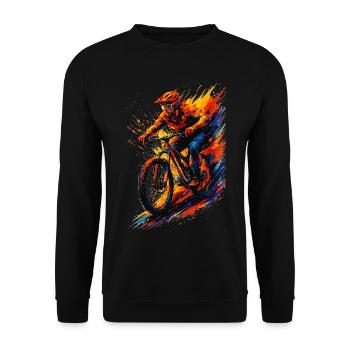 Cadeau cool pour VTTT VTT, - Sweat-shirt Unisexe - noir - Devant - Alina (178cm) & Michal (187cm)