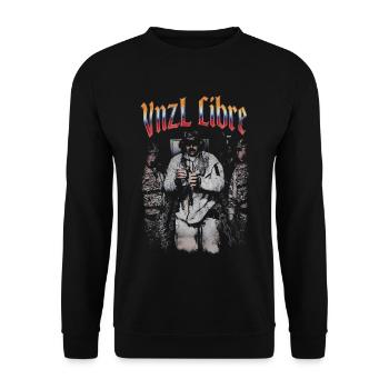Venezuela libre - Sweat-shirt Unisexe - noir - Devant - Alina (178cm) & Michal (187cm)