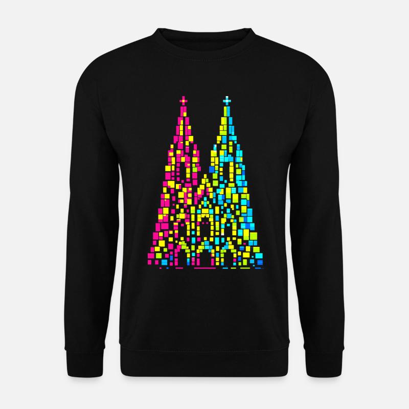Cologne Cathedral Carnival Carnival Confetti Gift - Unisex Sweatshirt - black