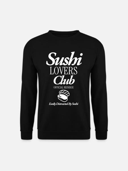 Sushi Lovers Club - Unisex Sweatshirt - black