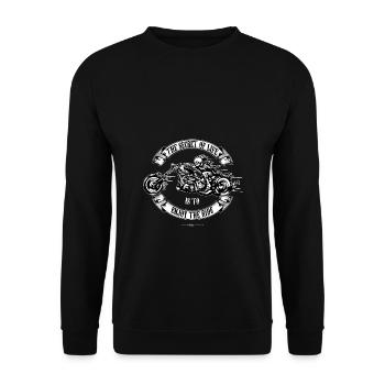TRIKE KINGS / THE SECRET OF LIFE - Unisex Sweatshirt - black - Front - Alina (178cm) & Michal (187cm)