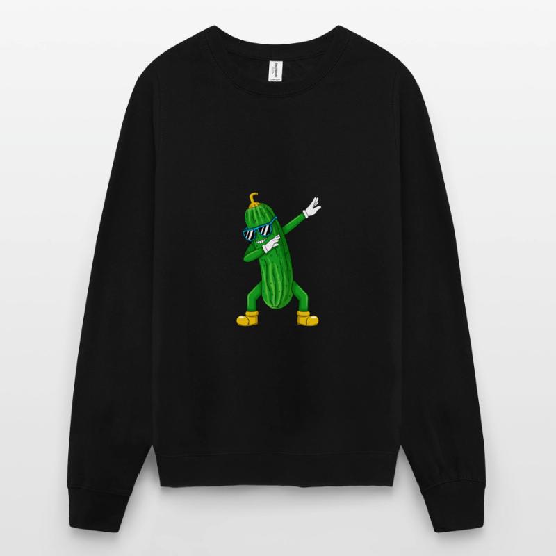 Tamponner le concombre Dab Dance Gift Birthday Sweat-shirt Unisexe