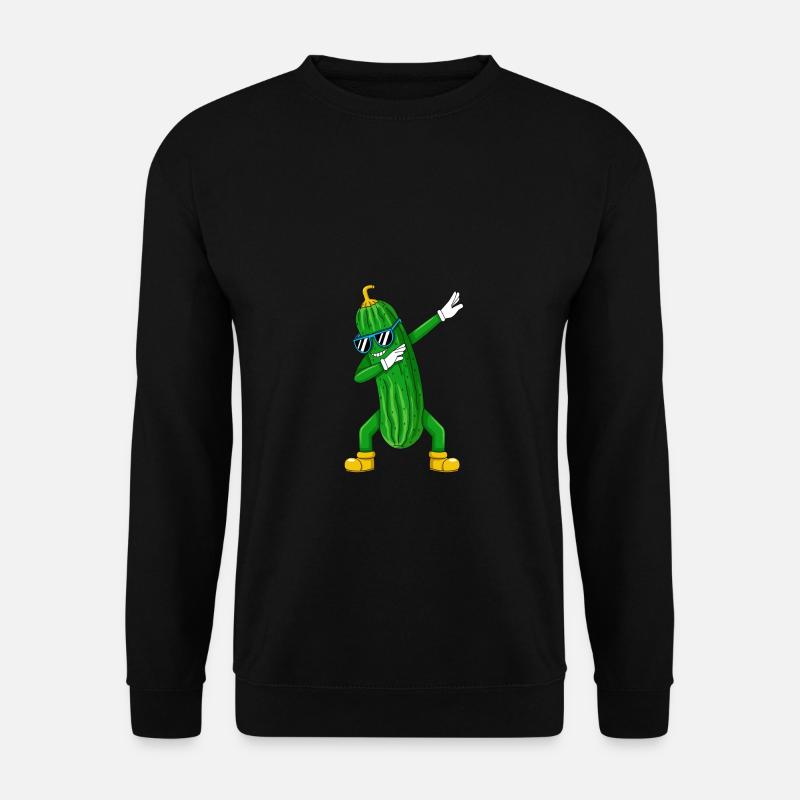 Dabbing Gurke Dab Tanz Geschenk Geburtstag - Unisex Pullover - Schwarz