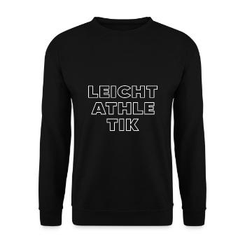 Trail Marathon Leichtathletik Geher Ultrarun Sport - Unisex Pullover - Schwarz - Vorne - Alina (178cm) & Michal (187cm)