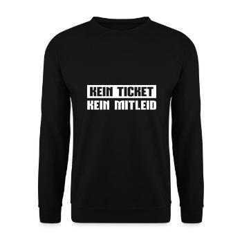 IT Administrator Kein Mitleid Kundenservice - Unisex Pullover - Schwarz - Vorne - Alina (178cm) & Michal (187cm)
