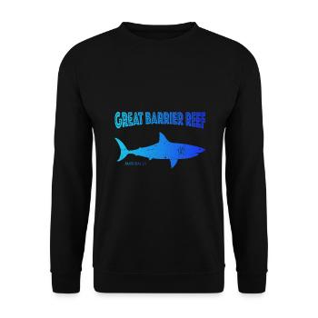 Great Barrier Reef - Unisex Pullover - Schwarz - Vorne - Alina (178cm) & Michal (187cm)