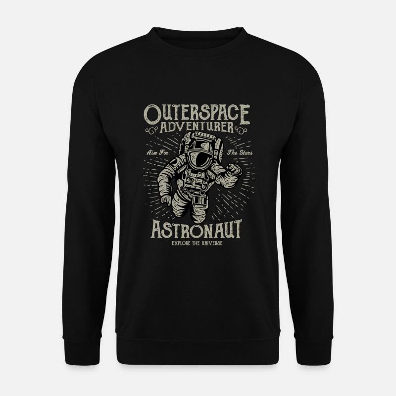 Astronaut, Aventures de l’espace, Aventure d’Outerspace - Sweat-shirt Unisexe - noir