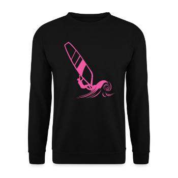 Surfer girl - Sweat-shirt Unisexe - noir - Devant - Alina (178cm) & Michal (187cm)