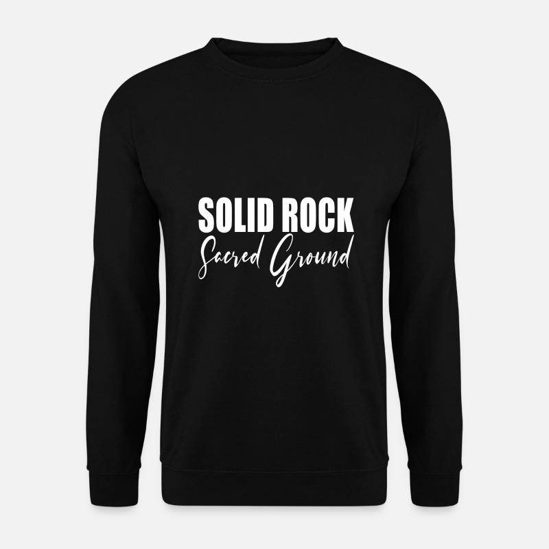 SOLID ROCK Sol sacré - Sweat-shirt Unisexe - noir